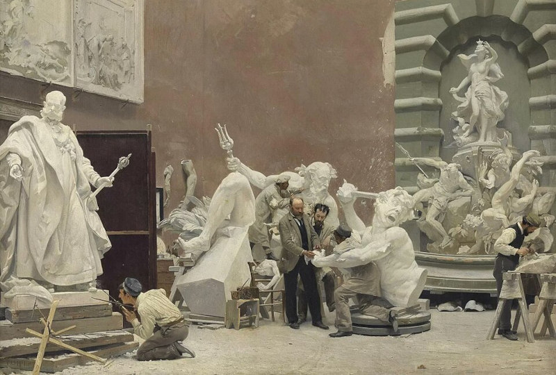 A história da escultura é mais interessante que a pintura?