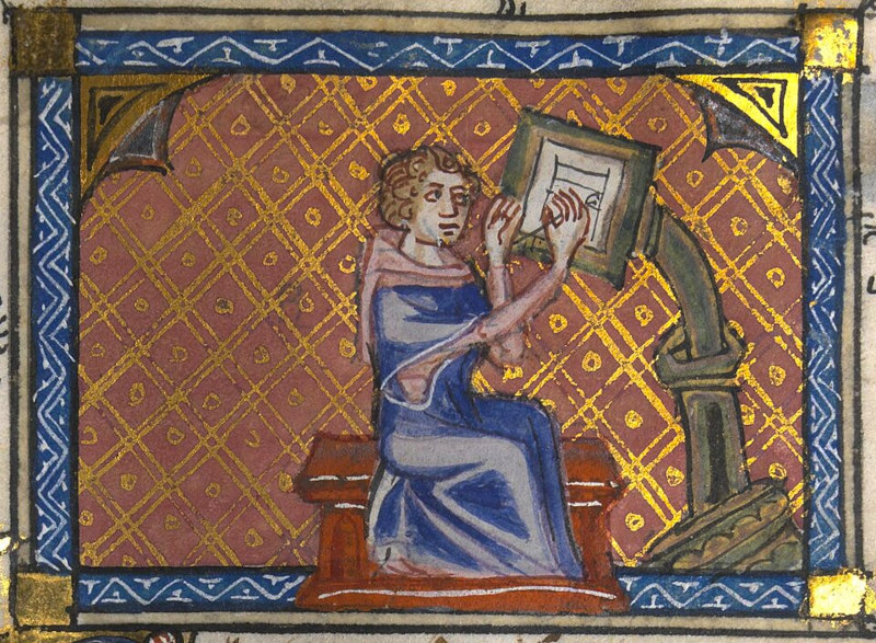 iluminura medieval Roman de la Rose Autor no scriptorium